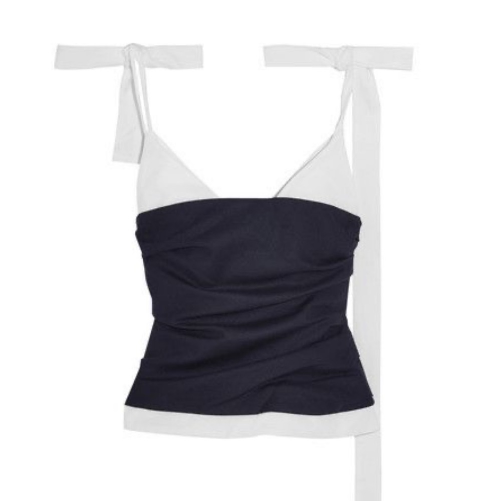 Jacquemus Le Top Bust Navy and White